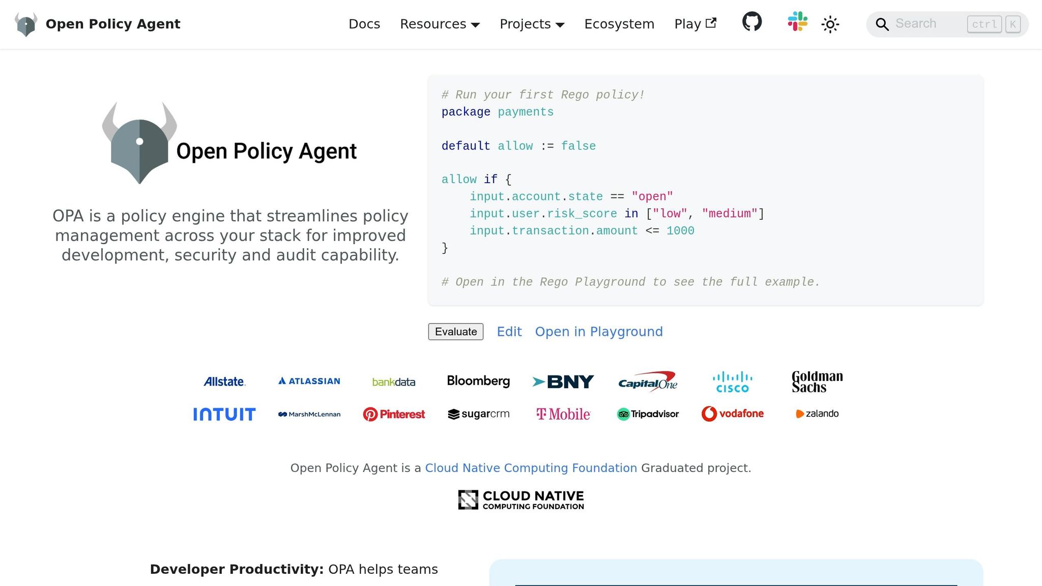 Open Policy Agent