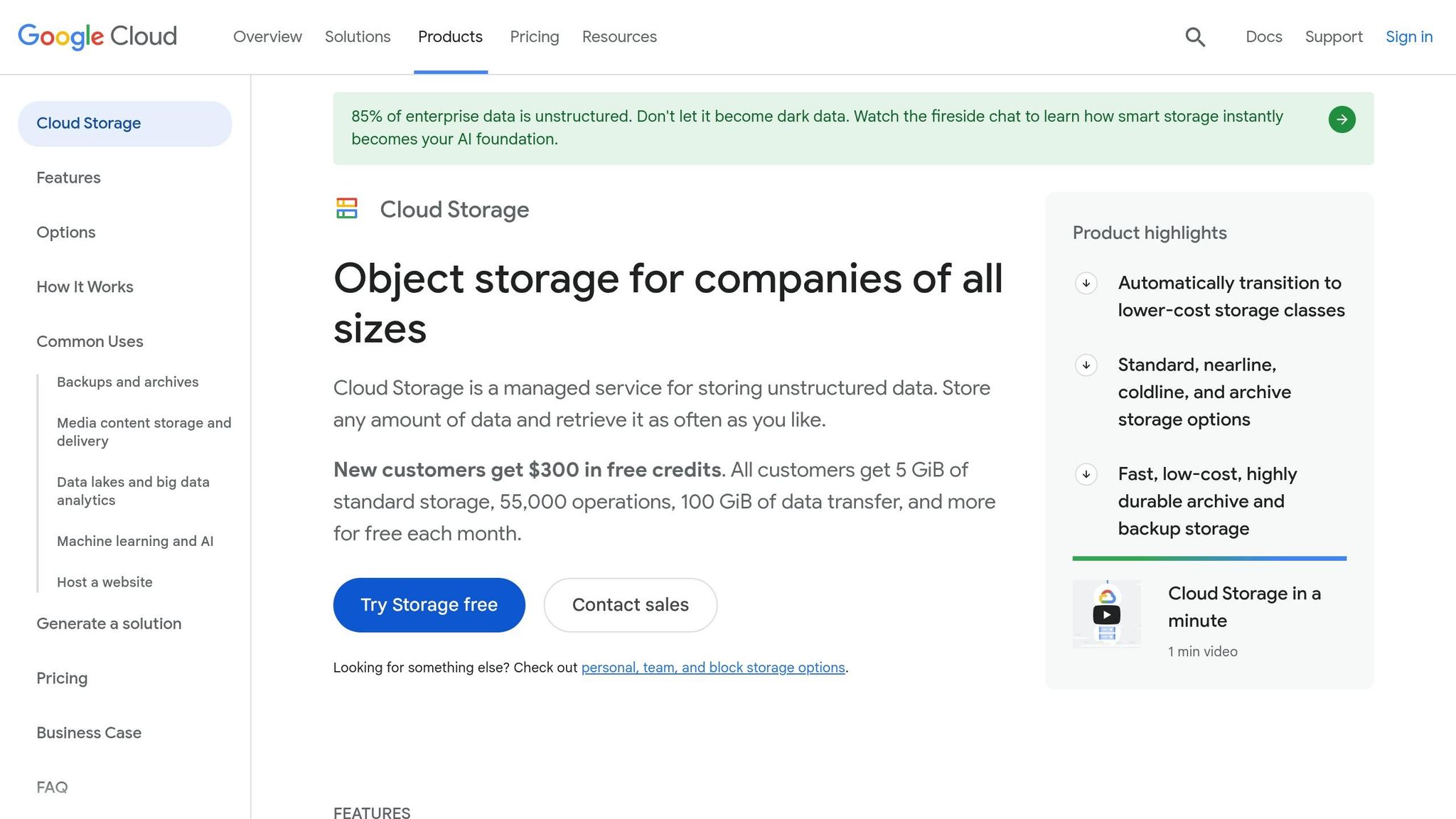 Google Cloud Storage
