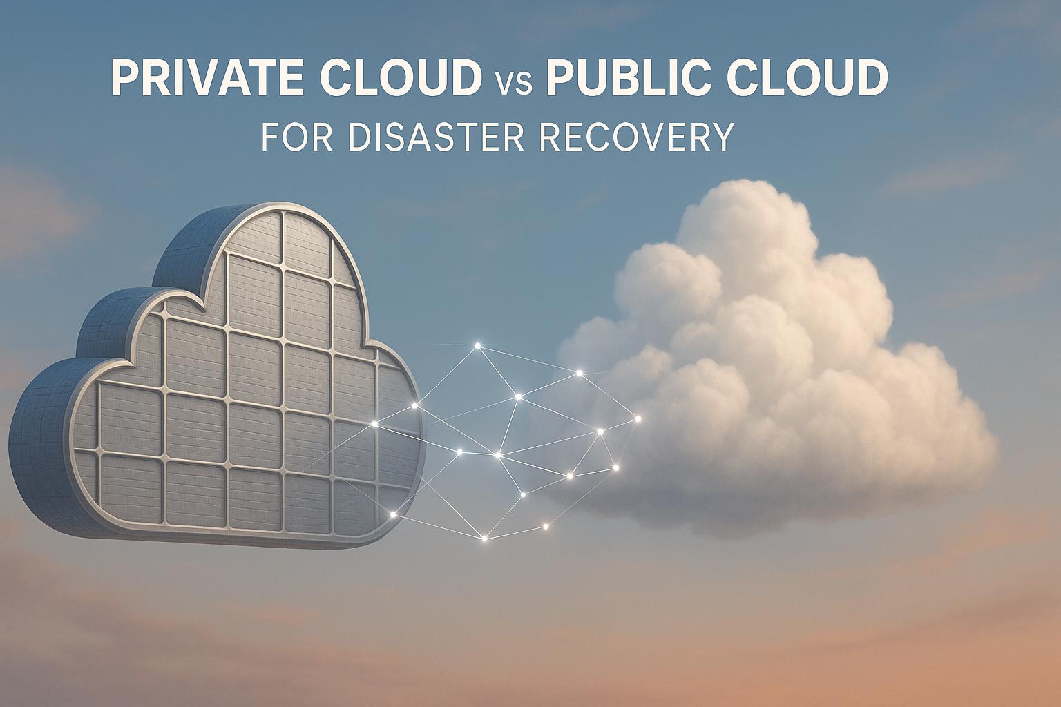 Private Cloud vs Public Cloud for Disaster Recovery