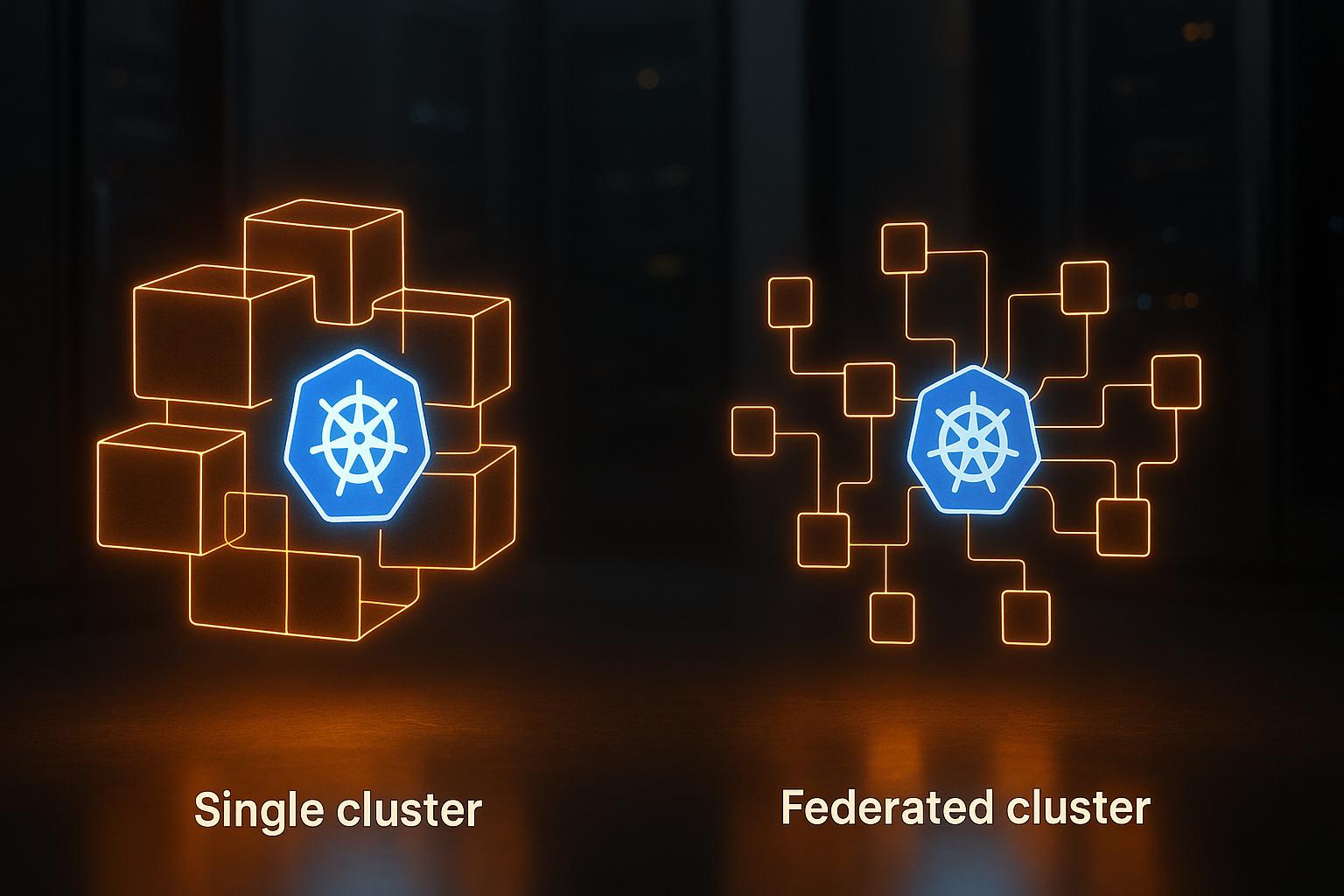 Federated Clusters vs. Single Clusters: Security Challenges