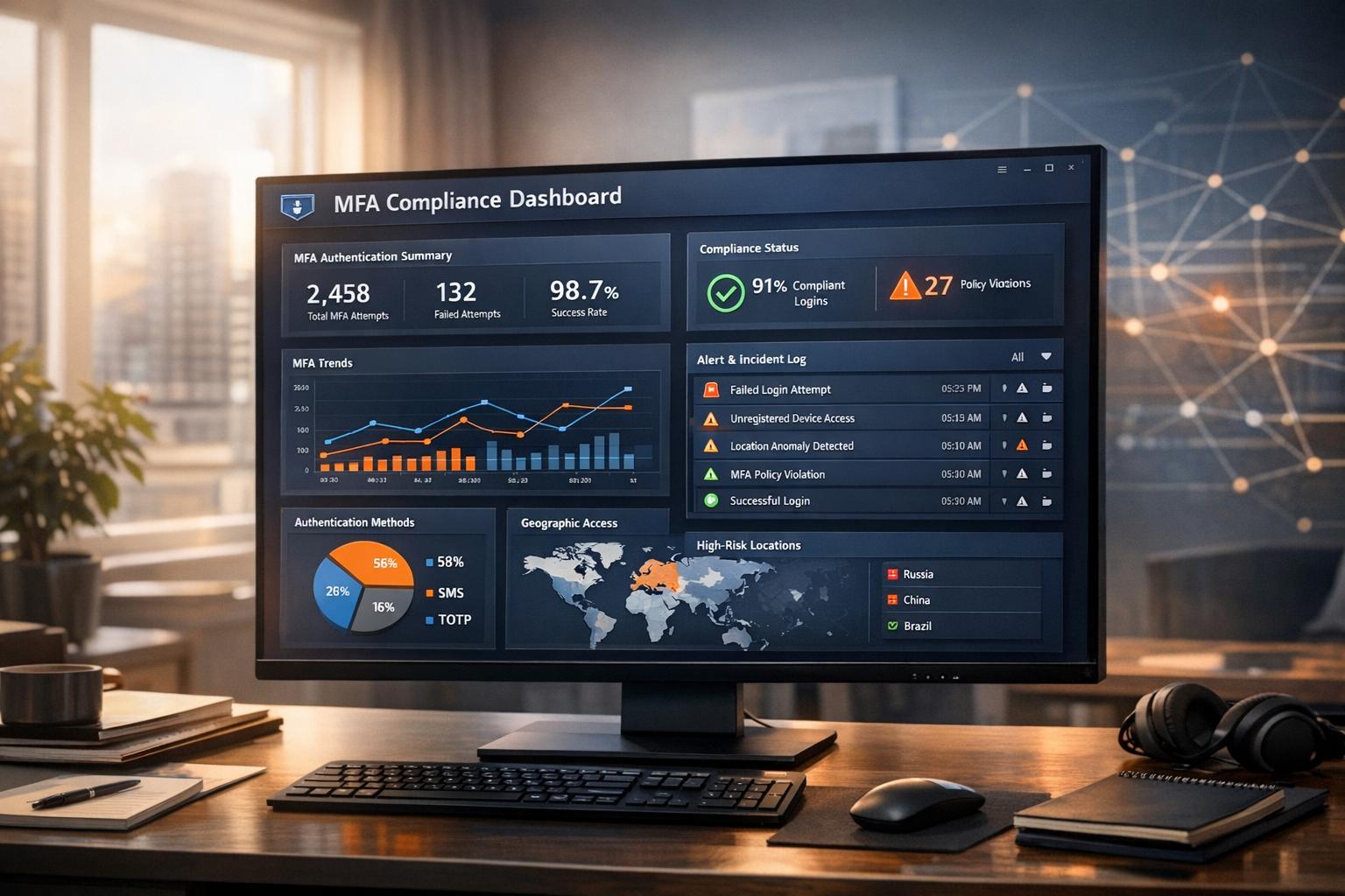 How to Monitor MFA for Compliance Standards