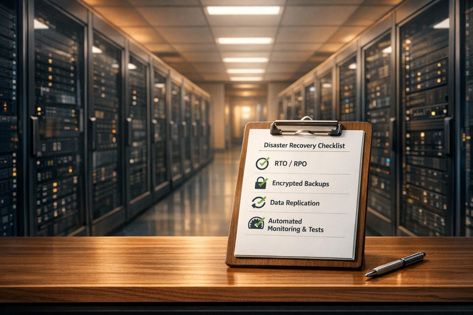 Checklist for SOX-Compliant Disaster Recovery Plans