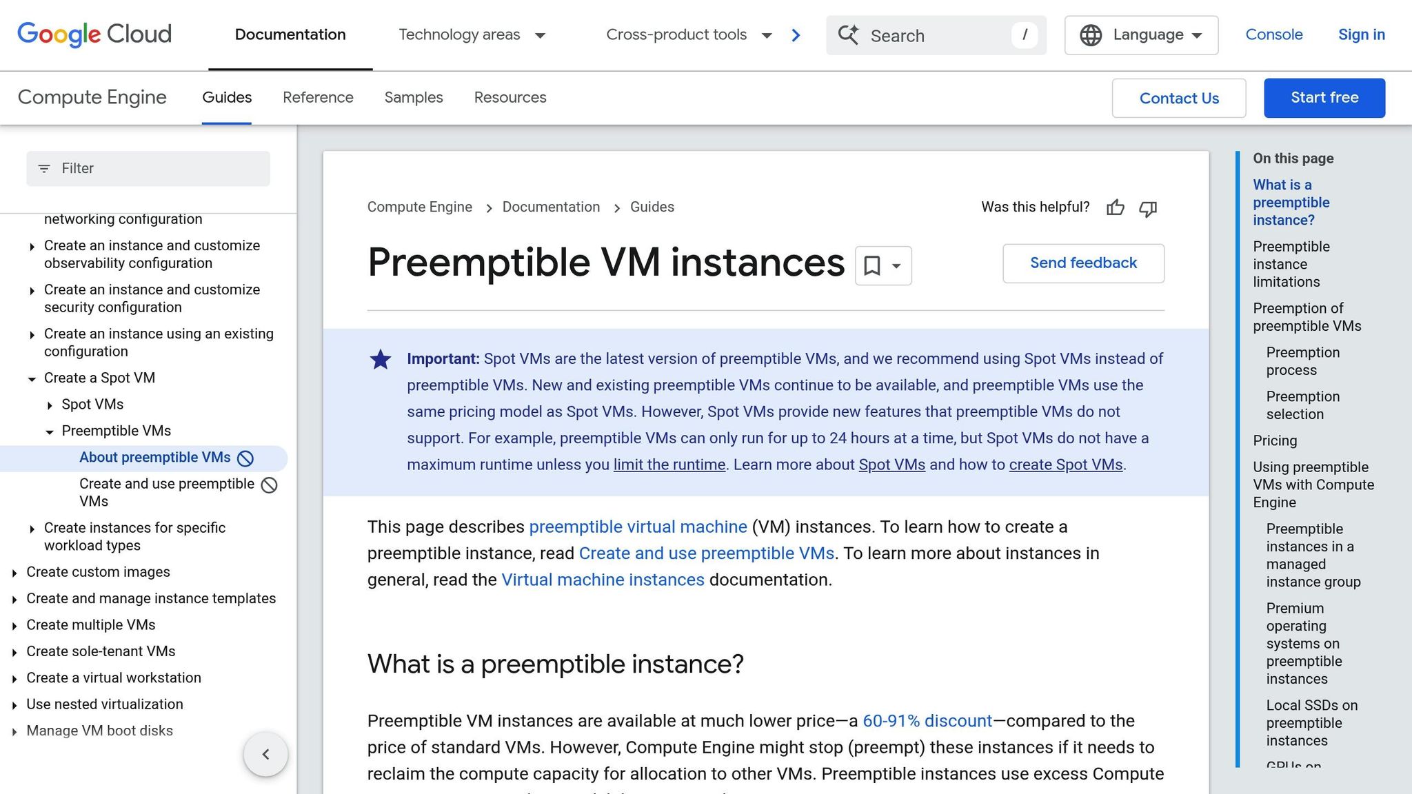 Google Preemptible VMs