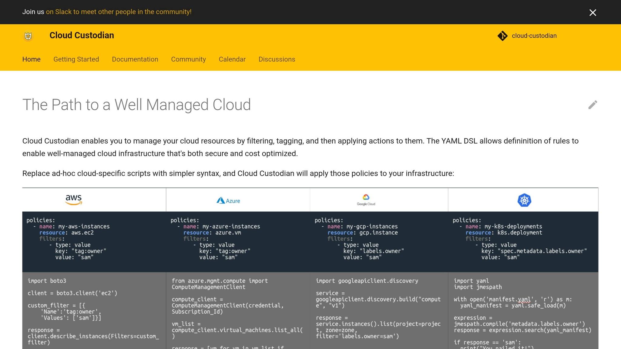 Cloud Custodian