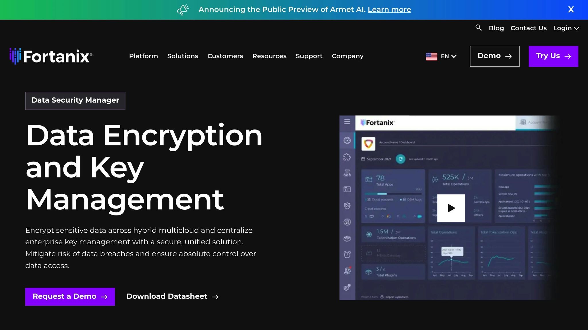 Fortanix Data Security Manager