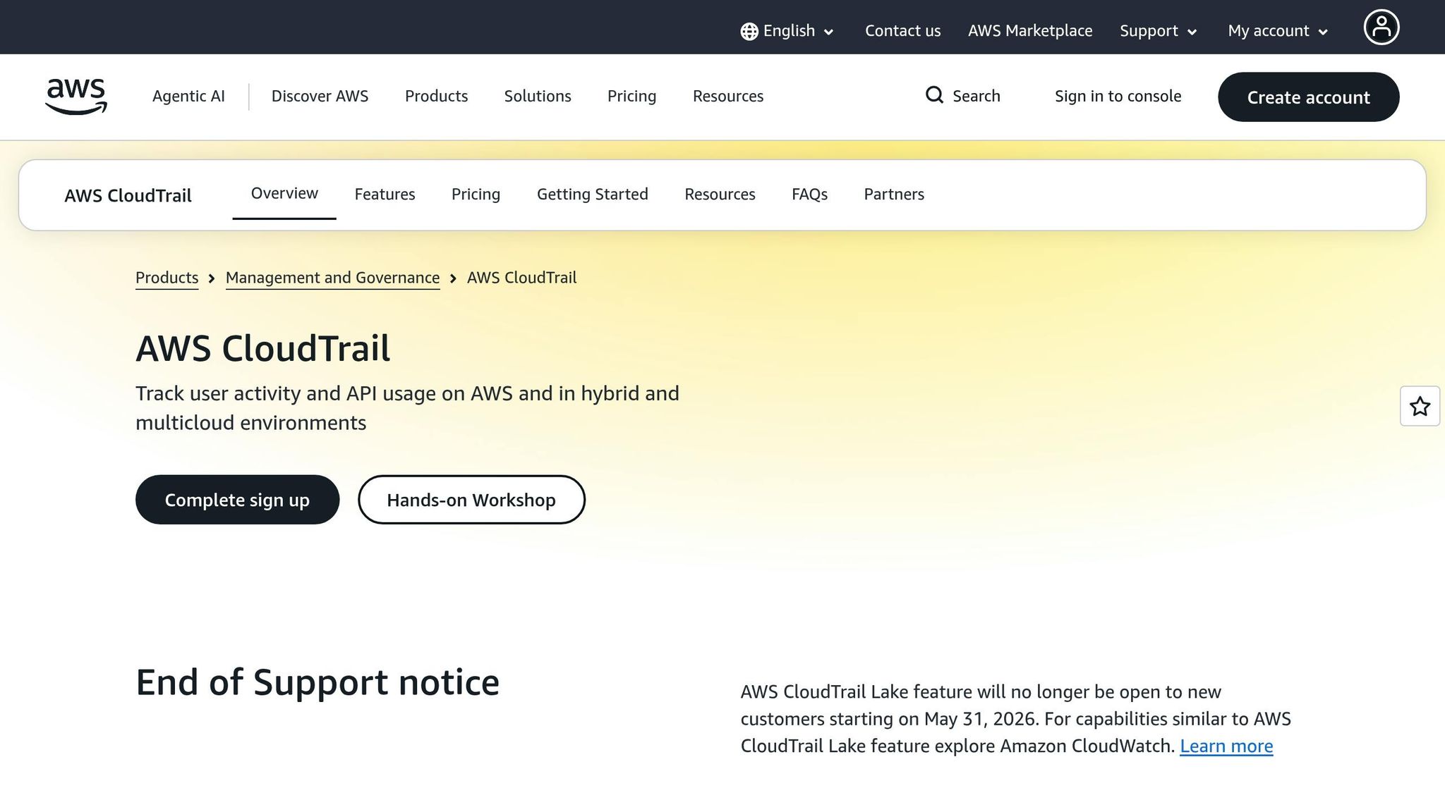 AWS CloudTrail