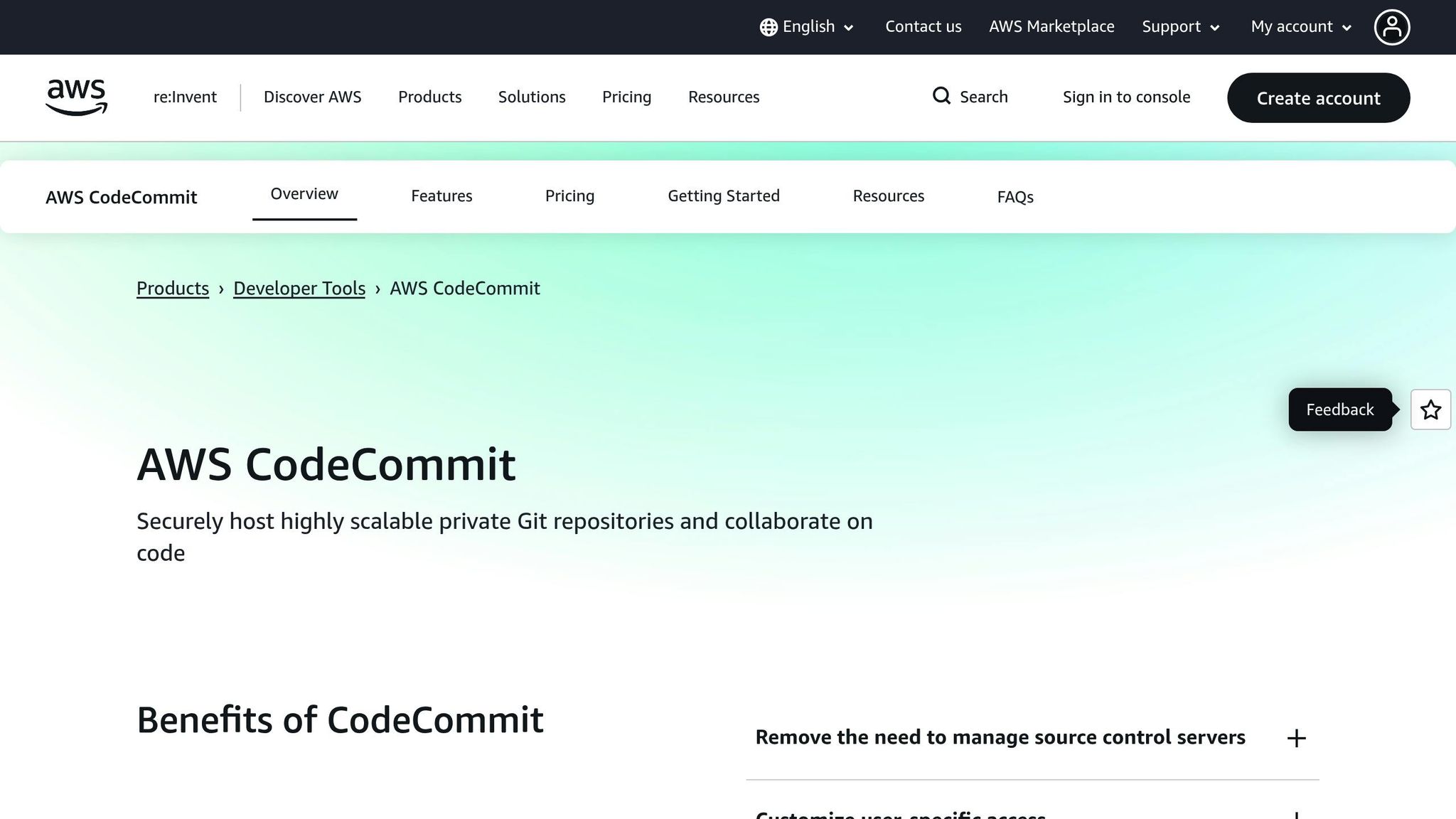 AWS CodeCommit