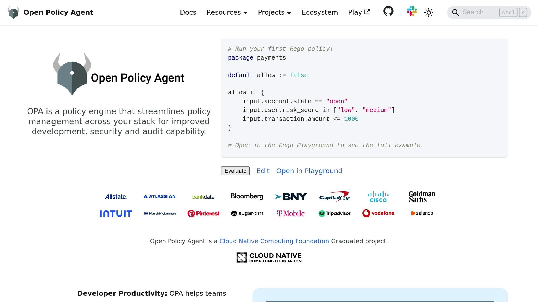 Open Policy Agent